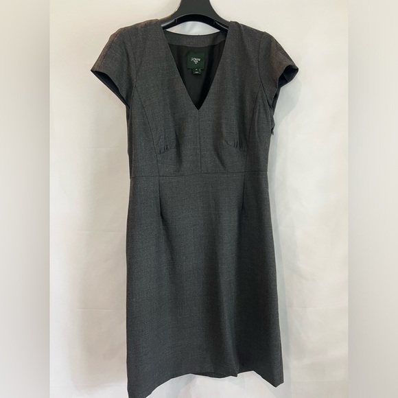 J Crew Suit Dress | Grey | Size 10 - Picture 3 of 6